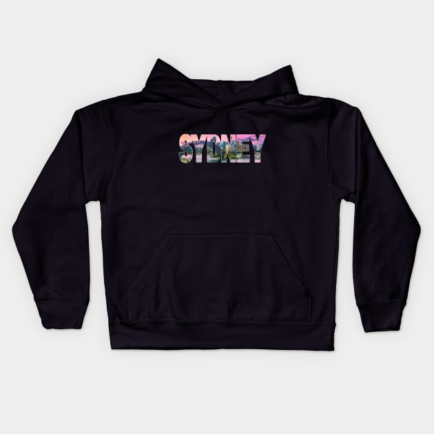 SYDNEY - Australia Stunning Sunset Kids Hoodie by TouristMerch